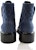 (W) Chanel But Kulit Arnab Kilatan But Pendek Tinggi 'Biru Hitam' G36424-Y55367-K3017