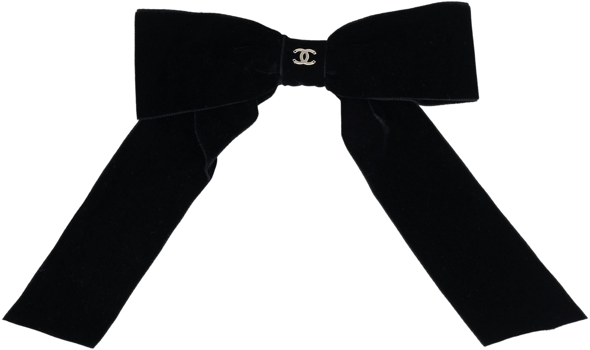 women-chanel-velvet-bow-hair-clip-black-aa-8557-b09070-94305