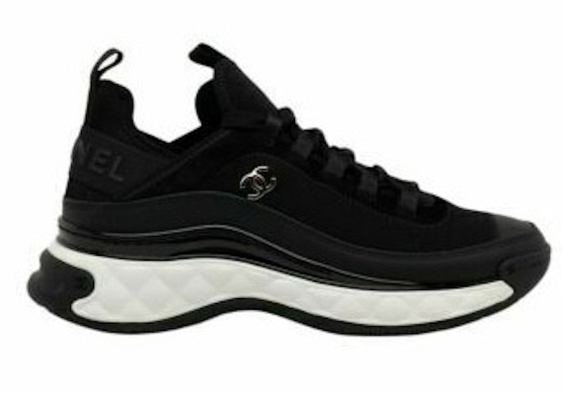 (Women) Chanel Velvet Calfskin & Mixed Fibers Sneaker 'Black'  G35617-Y53646-94305