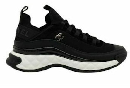 (女性用)香奈兒絨面小牛皮及混合纖維運動鞋 '黑色' G35617-Y53646-94305 Buy (女性用)香奈兒絨面小牛皮及混合纖維運動鞋 '黑色' G35617-Y53646-94305