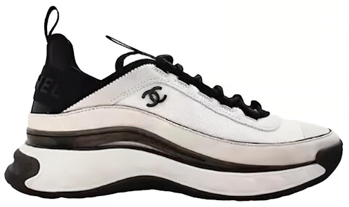 (W) 샤넬 벨벳 송아지 가죽 & 믹스 섬유 스니커즈 '화이트 블랙' G39070-Y55826-K4283 Order (W) 샤넬 벨벳 송아지 가죽 & 믹스 섬유 스니커즈 '화이트 블랙' G39070-Y55826-K4283