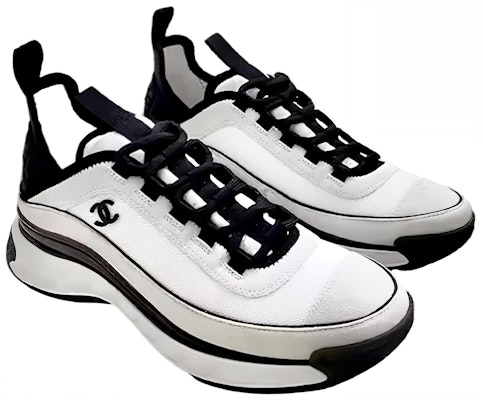 (Women) Chanel Velvet Calfskin & Mixed Fibers Sneaker 'White Black' G39070-Y55826-K4283 Lookbook (Women) Chanel Velvet Calfskin & Mixed Fibers Sneaker 'White Black' G39070-Y55826-K4283