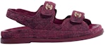 Order (W) Sandal Sandal Slip-On Chanel Velvet 'Merah Jambu Bergaya' G35927-X56243-0L123