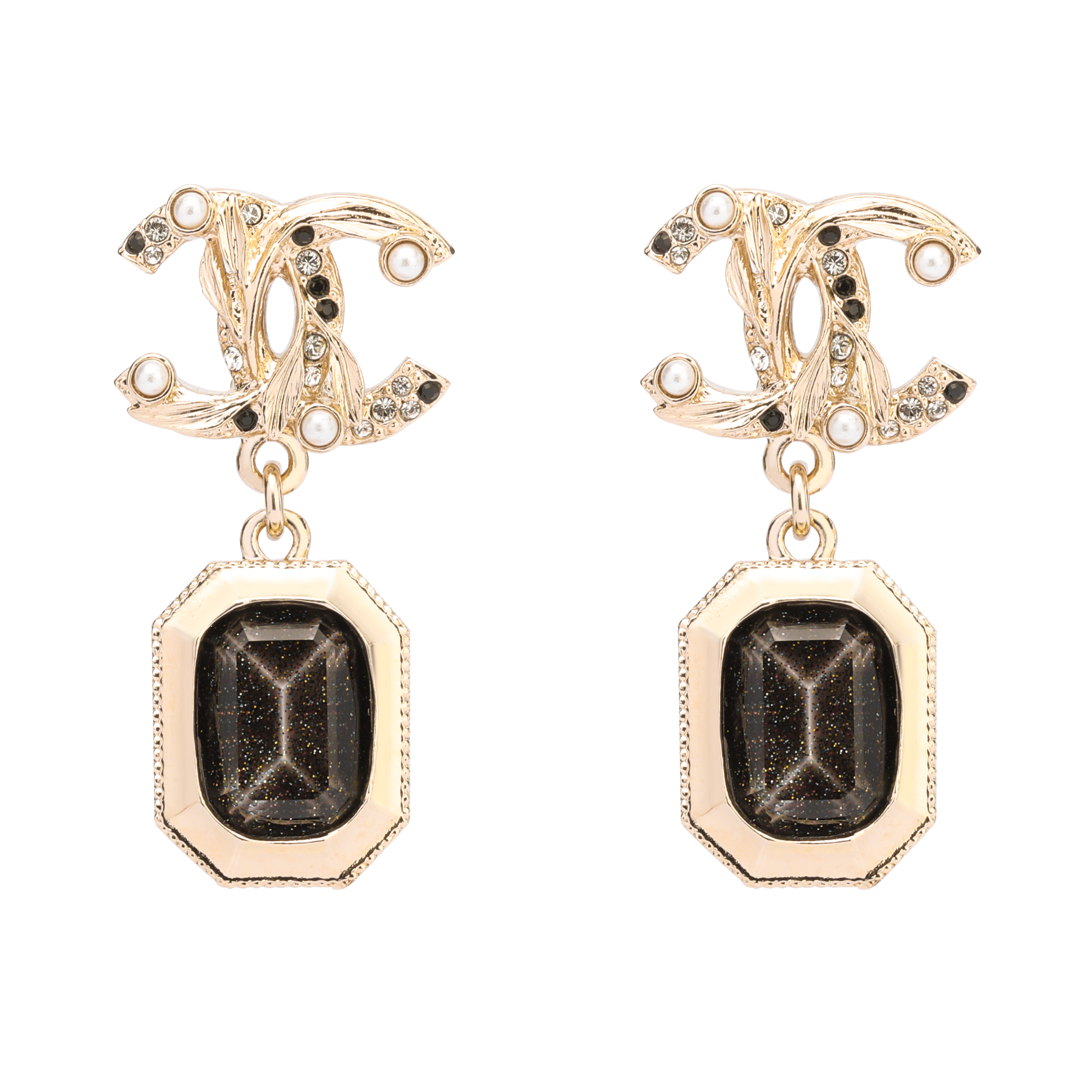 (Women) CHANEL Vintage Classic Double C 18K Rose Gold Earrings for Women - Gold AB9636-B09609-NL143 圖 2