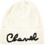 Order (Women) CHANEL White Beaded Letter Cashmere Knit Beanie Hat AA7626-B05931-10800