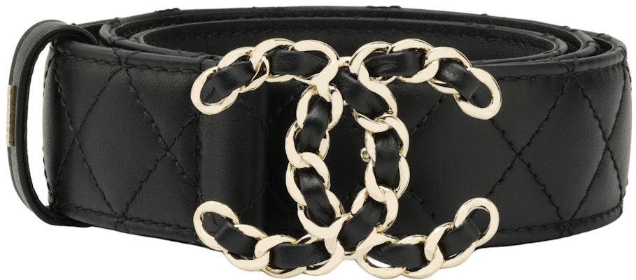 (Women) CHANEL Women’s Leather Belt with Logo Buckle in Black. A73463-Y1110694-30575 Order (Women) CHANEL Women’s Leather Belt with Logo Buckle in Black. A73463-Y1110694-30575