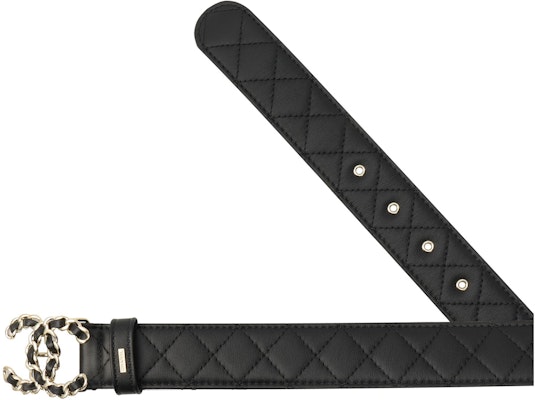 (Women) CHANEL Women’s Leather Belt with Logo Buckle in Black. A73463-Y1110694-30575 Purchase (Women) CHANEL Women’s Leather Belt with Logo Buckle in Black. A73463-Y1110694-30575
