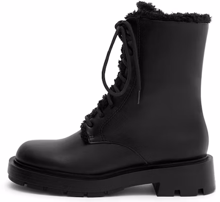 (Women) CHARLES & KEITH 21 PU Lace-Up Fluffy Platform Boots 'Black' CK1-90920099_BLACK Buy (Women) CHARLES & KEITH 21 PU Lace-Up Fluffy Platform Boots 'Black' CK1-90920099_BLACK