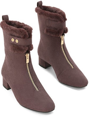 (Women) CHARLES & KEITH Ankle Boot 'Zip Snow' CK1-91680015 3
