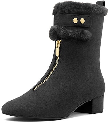 (Women) CHARLES & KEITH Ankle Boot 'Zip Snow' CK1-91680015 Order (Women) CHARLES & KEITH Ankle Boot 'Zip Snow' CK1-91680015