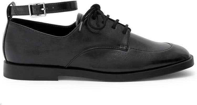 (W) 찰스앤키스 블랙 캐주얼 앵클 스트랩 로우힐 CK1-70380882_BLACK Order (W) 찰스앤키스 블랙 캐주얼 앵클 스트랩 로우힐 CK1-70380882_BLACK
