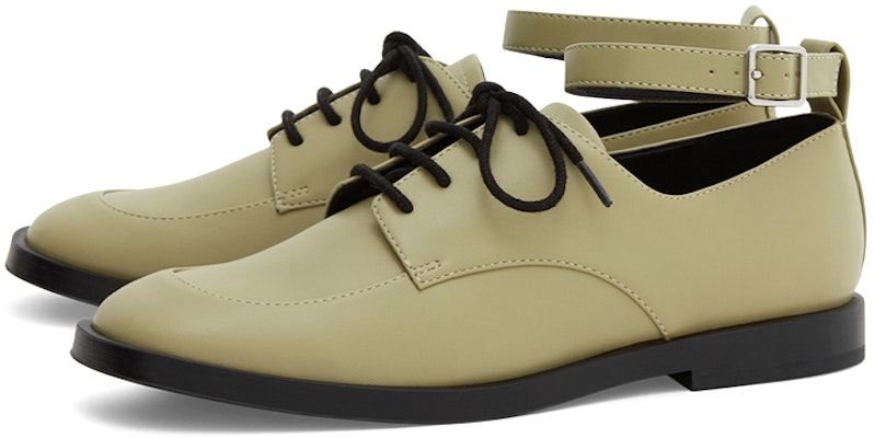 (Women) CHARLES & KEITH Ankle Strap Low Heel 'Grey Green' CK1-70380882_GREEN Order (Women) CHARLES & KEITH Ankle Strap Low Heel 'Grey Green' CK1-70380882_GREEN