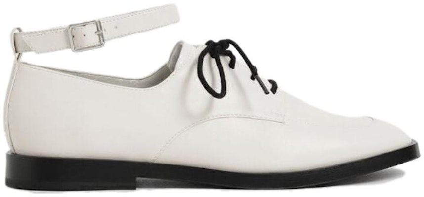 (Women) CHARLES & KEITH Ankle Strap Low Heel 'Pink White' CK1-70380882_CHALK Order (Women) CHARLES & KEITH Ankle Strap Low Heel 'Pink White' CK1-70380882_CHALK