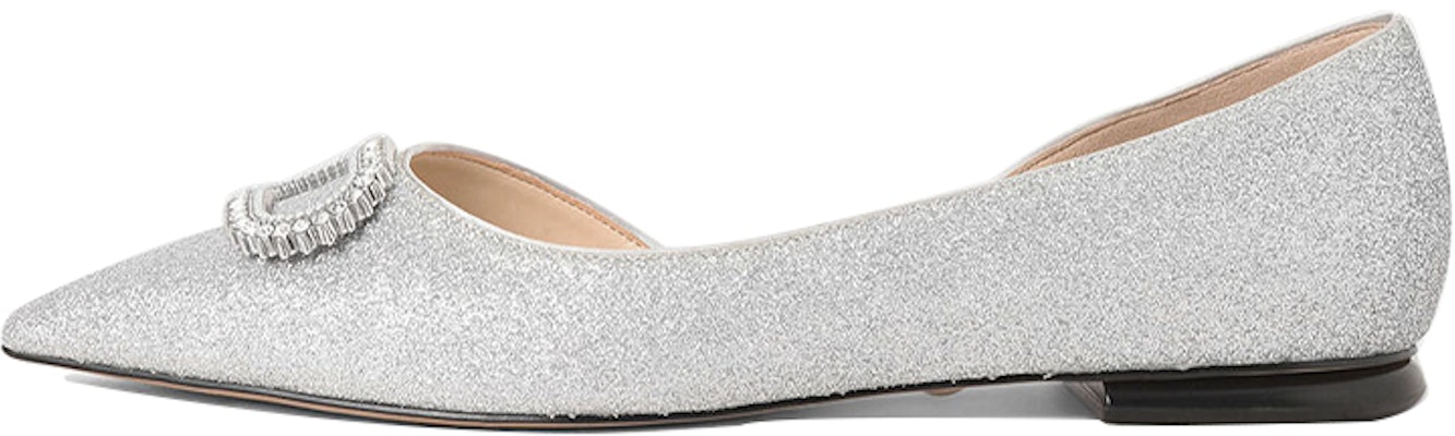 (Women) CHARLES & KEITH Ballet Flats 'Silver Embellished' SL1-70580010_SILVER Buy (Women) CHARLES & KEITH Ballet Flats 'Silver Embellished' SL1-70580010_SILVER