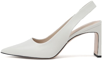 (Women) CHARLES & KEITH Blade Heel Slingback 'White' CK1-60361362_WHITE (Women) CHARLES & KEITH Blade Heel Slingback 'White' CK1-60361362_WHITE
