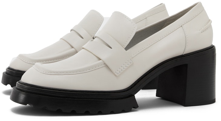 (Women) CHARLES & KEITH Block Heel Pumps 'Retro Pink White' CK1-60361373_CHALK Lookbook (Women) CHARLES & KEITH Block Heel Pumps 'Retro Pink White' CK1-60361373_CHALK