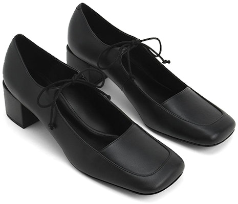 (W) 찰스앤키스 블랙 보우 블록힐 CK1-60361366_BLACK Lookbook (W) 찰스앤키스 블랙 보우 블록힐 CK1-60361366_BLACK