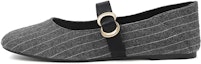 Buy (Women) CHARLES & KEITH Buckle Round Toe Mary Jane Ballet Flats 'Grey' CK1-70580166_GREY