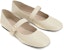 (Women) CHARLES & KEITH Buckled Round-Toe Mary Jane Ballet Flats 'Beige' CK1-70580166_CHALK