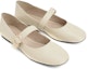 Lookbook (Women) CHARLES & KEITH Buckled Round-Toe Mary Jane Ballet Flats 'Beige' CK1-70580166_CHALK