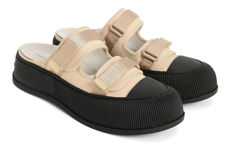 Lookbook (W) Sneaker Platform Canvas CHARLES & KEITH 'Khaki' CK1-70900312_BEIGE