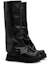 Shop (Women) CHARLES & KEITH Charles & Keith PU Platform Zip-Up Thigh High Boots 'Black' CK1-90580184