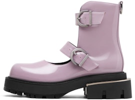 (Women) CHARLES & KEITH Charles & Keith Retro Chunky Heel Ankle Boot 'Light Purple' CK1-90920117 (Women) CHARLES & KEITH Charles & Keith Retro Chunky Heel Ankle Boot 'Light Purple' CK1-90920117