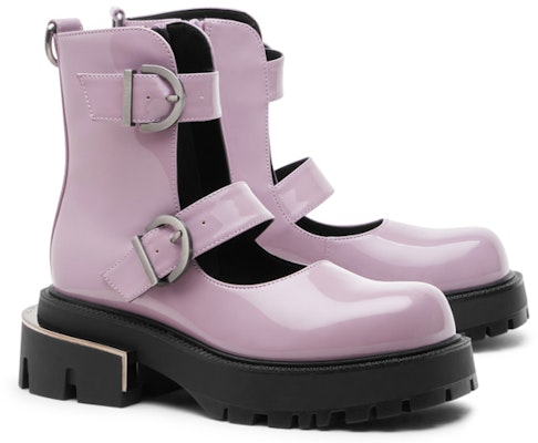 (W) CHARLES & KEITH 레트로 청키 앵클부츠 (라이트퍼플) CK1-90920117 Order (W) CHARLES & KEITH 레트로 청키 앵클부츠 (라이트퍼플) CK1-90920117