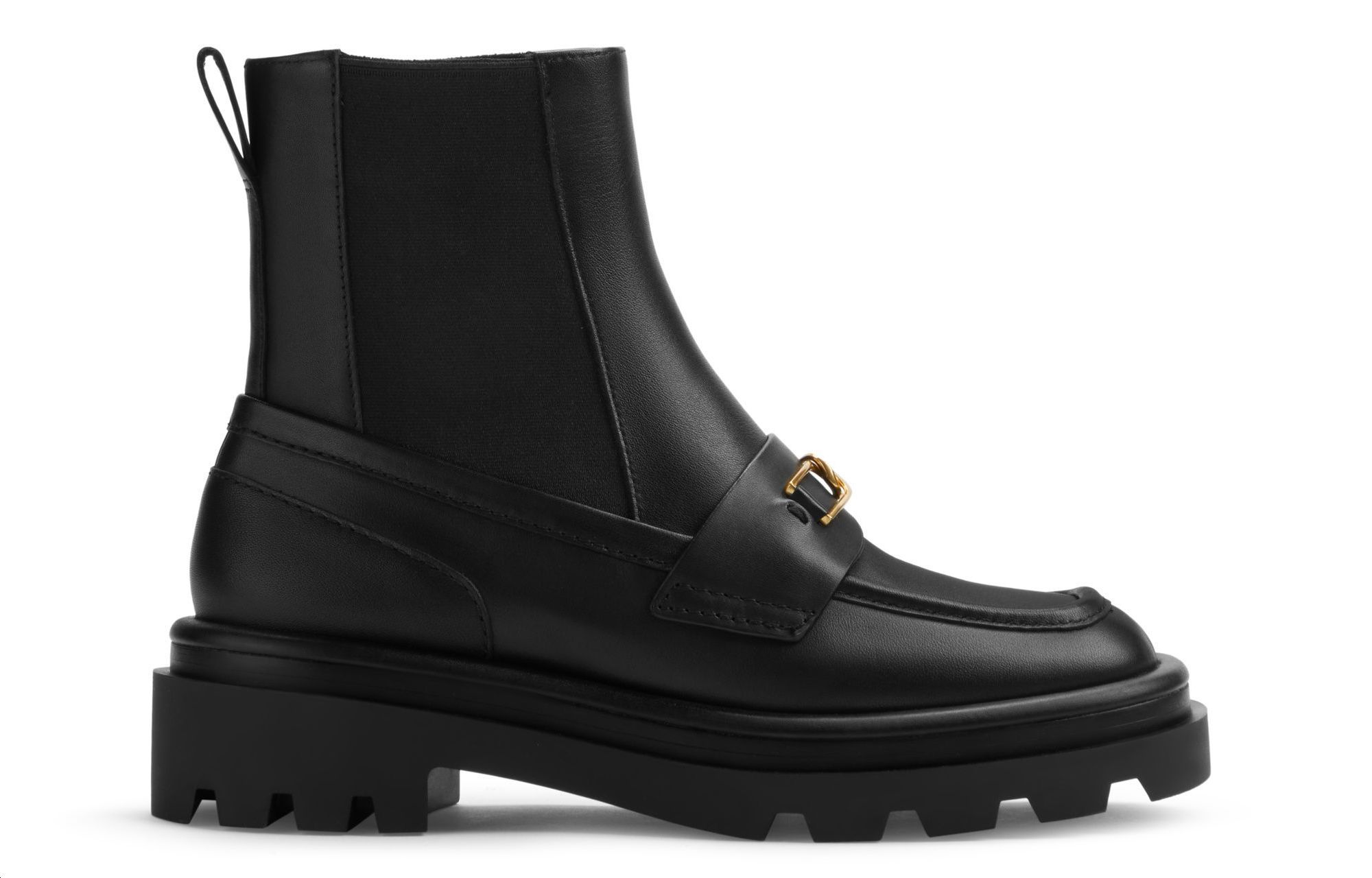 Order (W) CHARLES & KEITH 심플 블랙 첼시부츠 (CHARLES & KEITH Simple Black Chelsea Boots) SL1-91900007