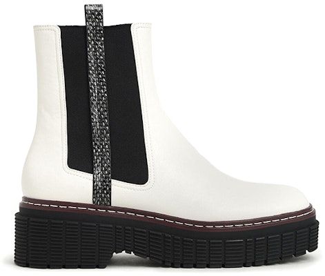 (Women) CHARLES & KEITH Chelsea Boot 'Stitch Detail Black and White' CK1-90920083_MULTI Order (Women) CHARLES & KEITH Chelsea Boot 'Stitch Detail Black and White' CK1-90920083_MULTI