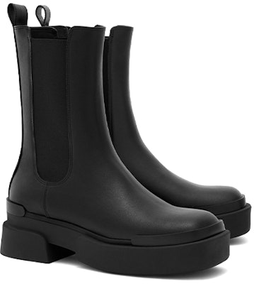 (Women) CHARLES & KEITH Chelsea Platform Boot 'Black' CK1-90920090_BLACK Lookbook (Women) CHARLES & KEITH Chelsea Platform Boot 'Black' CK1-90920090_BLACK