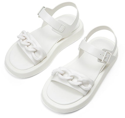 (W) 찰스앤키스 청키 체인 플랫폼 샌들 (화이트) CK1-70920103_WHITE Shop (W) 찰스앤키스 청키 체인 플랫폼 샌들 (화이트) CK1-70920103_WHITE