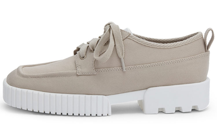 (Women) CHARLES & KEITH Chunky Platform Lace-Up 'Beige' CK1-70900302_BEIGE