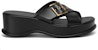 (W) CHARLES & KEITH Sandal Selipar Bertali Bersilang Tebal 'Hitam' CK1-80580125_BLACK