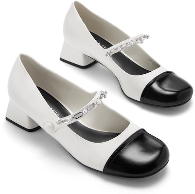 (W) 찰스앤키스 컬러블록 청키 메리제인 CK1-60580265 Lookbook (W) 찰스앤키스 컬러블록 청키 메리제인 CK1-60580265