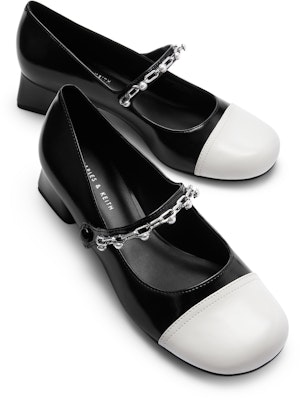 (W) 찰스앤키스 컬러블록 청키 메리제인 CK1-60580265 Sizing (W) 찰스앤키스 컬러블록 청키 메리제인 CK1-60580265