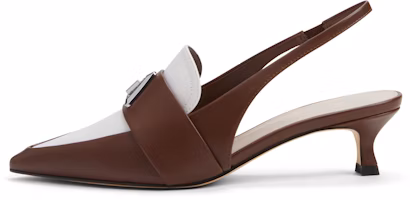 (Women) CHARLES & KEITH Colorblock Pointed Toe Retro Sandals 'Kitten Heel' CK1-61720153 (Women) CHARLES & KEITH Colorblock Pointed Toe Retro Sandals 'Kitten Heel' CK1-61720153