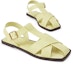 Purchase (W) CHARLES & KEITH Sandal Rata Bertali Silang 'Kuning' CK1-70380940_YELLOW