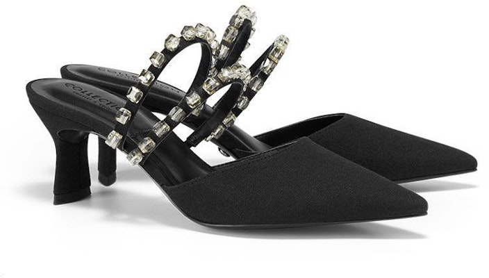(W) CHARLES & KEITH 보석 슬라이드 (블랙) SL1-60280406_BLACK Shop (W) CHARLES & KEITH 보석 슬라이드 (블랙) SL1-60280406_BLACK
