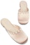 Shop (Women) CHARLES & KEITH Fabric Pearl Embellished Flat 'Fashion Slide Sand Beige' CK1-70900364_BEIGE