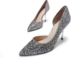 (W) 찰스앤키스 블랙 스팽글 반짝이 펌프스 CK1-60580071-PEWTER Lookbook (W) 찰스앤키스 블랙 스팽글 반짝이 펌프스 CK1-60580071-PEWTER