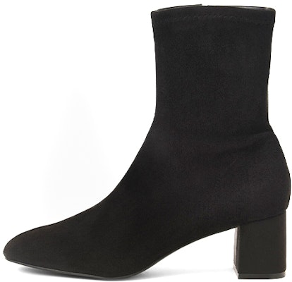 (Women) CHARLES & KEITH Faux Suede Block Heel Ankle Boots 'Black' CK1-90280034_BLACK Buy (Women) CHARLES & KEITH Faux Suede Block Heel Ankle Boots 'Black' CK1-90280034_BLACK