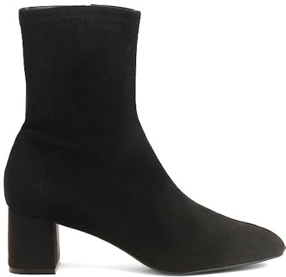(Women) CHARLES & KEITH Faux Suede Block Heel Ankle Boots 'Black' CK1-90280034_BLACK Order (Women) CHARLES & KEITH Faux Suede Block Heel Ankle Boots 'Black' CK1-90280034_BLACK