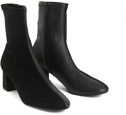 (Women) CHARLES & KEITH Faux Suede Block Heel Ankle Boots 'Black' CK1-90280034_BLACK Lookbook (Women) CHARLES & KEITH Faux Suede Block Heel Ankle Boots 'Black' CK1-90280034_BLACK