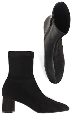(Women) CHARLES & KEITH Faux Suede Block Heel Ankle Boots 'Black' CK1-90280034_BLACK Shop (Women) CHARLES & KEITH Faux Suede Block Heel Ankle Boots 'Black' CK1-90280034_BLACK