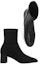 Shop (W) CHARLES & KEITH But Kasut Tumit Suede Tiruan 'Hitam' CK1-90280034_BLACK