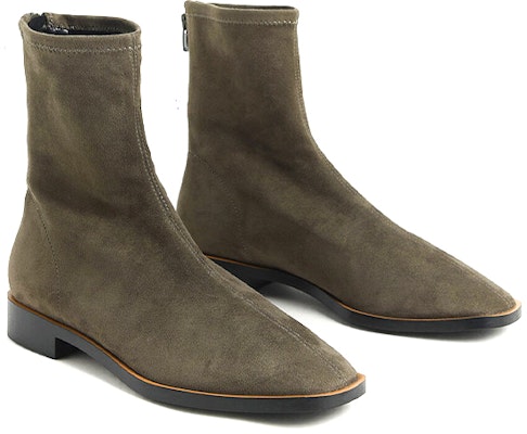 (Women) CHARLES & KEITH Faux Suede Breathable Block Heel Ankle Boots 'Military Green' CK1-90900085_M.GRN Lookbook (Women) CHARLES & KEITH Faux Suede Breathable Block Heel Ankle Boots 'Military Green' CK1-90900085_M.GRN