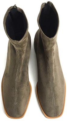 (W) CHARLES & KEITH Botines Tacon Ancho Ante Sintético 'Verde Militar' CK1-90900085_M.GRN Shop (W) CHARLES & KEITH Botines Tacon Ancho Ante Sintético 'Verde Militar' CK1-90900085_M.GRN