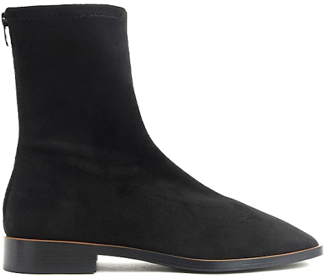 (Women) CHARLES & KEITH Faux Suede Breathable Chunky Heel Ankle Boots 'Black' CK1-90900085_BLK.TXT Order (Women) CHARLES & KEITH Faux Suede Breathable Chunky Heel Ankle Boots 'Black' CK1-90900085_BLK.TXT