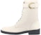 (W) CHARLES & KEITH Gabine But Rendah Kulit Ikat Bootie 'Putih Kapur' SL1-90280046_CHALK